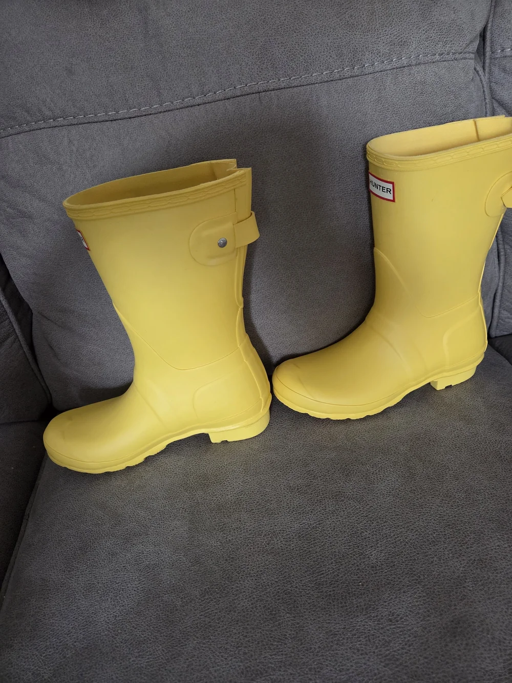 Hunter Womens' Yellow Classic Rain Boots